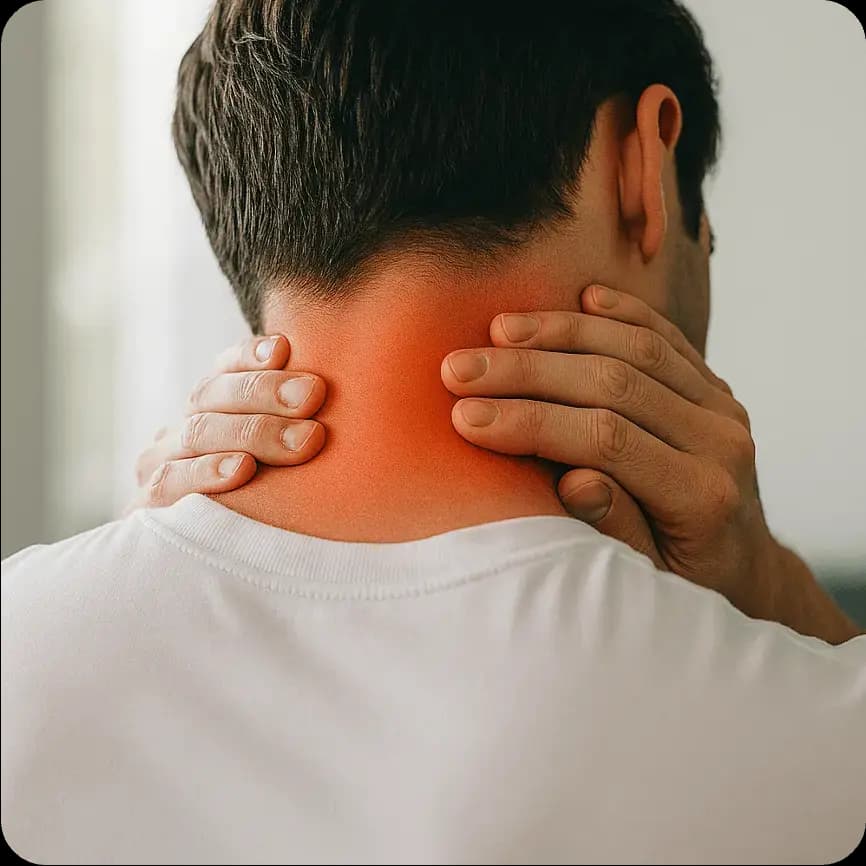 Neck posture depth-sensing image